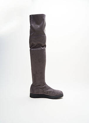 Cizme peste genunchi gri REQINS femeie
