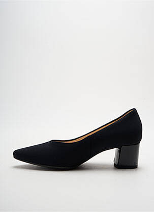 Pantofi cu toc material neted toc de 4 la 6 cm negru HOGL femeie