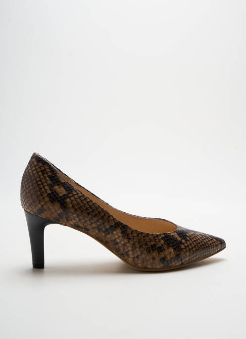 Pantofi cu toc maro HOGL femeie