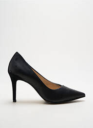 Pantofi cu toc țesătură satinată toc de 7 la 9 cm negru HOGL femme