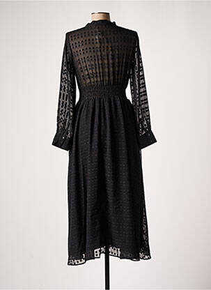 Rochie lungă mâneci lungi mâneci lungi negru SALSA femeie