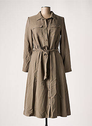 Rochie midi verde LE PETIT BAIGNEUR femeie