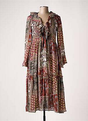 Rochie lungă maro SALSA femeie