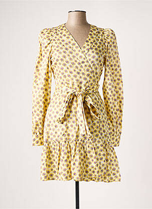 Rochie midi galben SALSA femeie