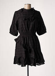 Rochie midi mâneci 3/4 mâneci 3/4 negru SALSA femeie