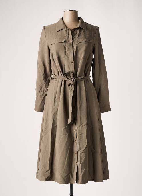 Rochie midi verde LE PETIT BAIGNEUR femeie