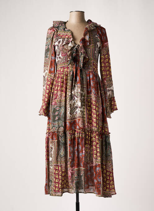 Rochie lungă maro SALSA femeie