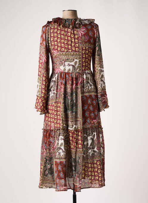 Rochie lungă maro SALSA femeie