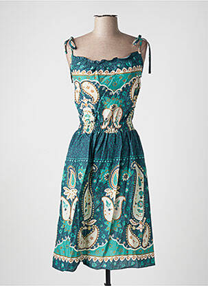 Rochie midi verde VILA femeie