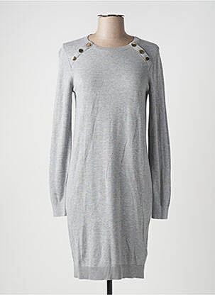 Rochie pulover gri CAMAIEU femeie