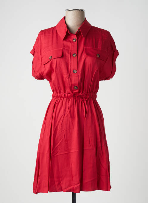 Rochie midi roșu CAMAIEU femeie