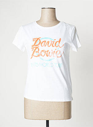 Tricou alb CAMAIEU femeie