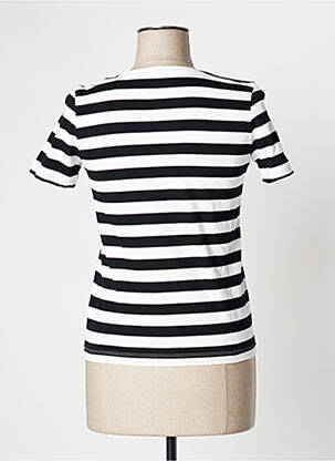 Tricou elasticitate mâneci scurte negru MUJI femeie