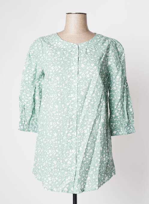 Tunică mâneci lungi verde BLANCHEPORTE femeie