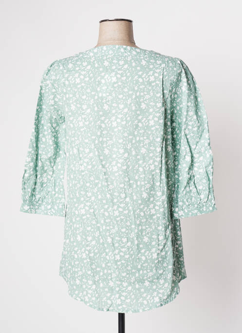 Tunică mâneci lungi verde BLANCHEPORTE femeie