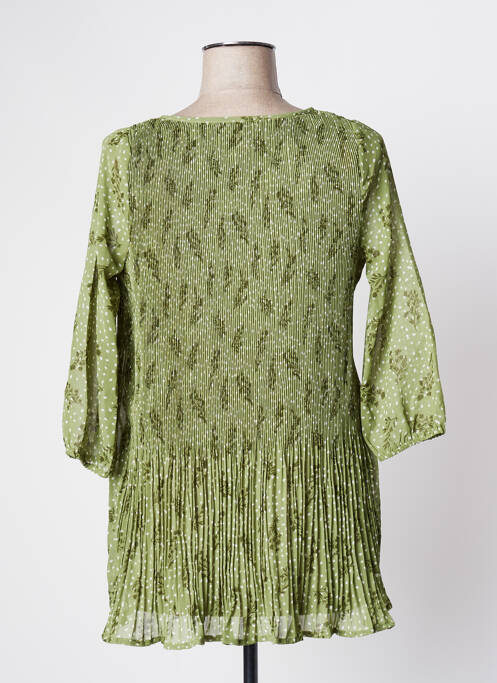 Tunică mâneci lungi verde BLANCHEPORTE femeie