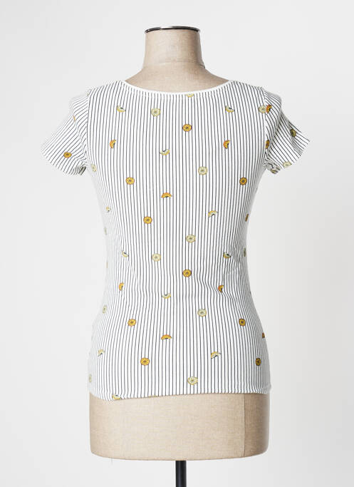 Tricou alb CAMAIEU femeie