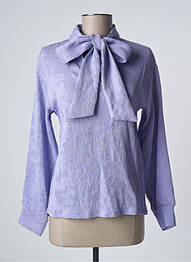 Bluză mâneci lungi mâneci lungi violet LAAGAM femme