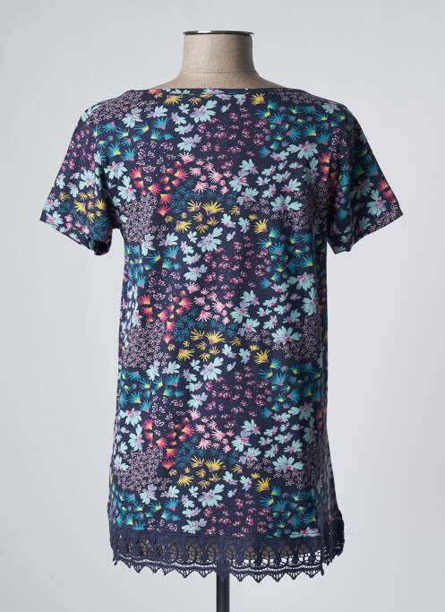 Tunică mâneci scurte albastru BLANCHEPORTE femeie