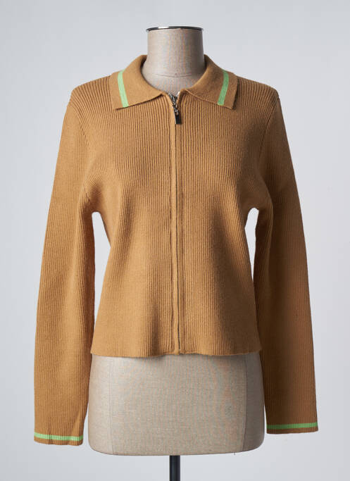 Vestă cu mâneci lungi bej LAAGAM femeie