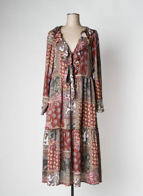 Rochie lungă maro SALSA femeie