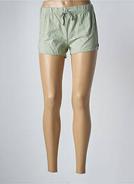 Șort croială dreaptă talie înaltă verde MISS SELFRIDGE femme