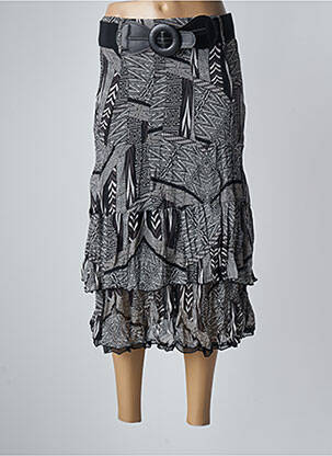 Fustă midi negru MOKA'S femeie