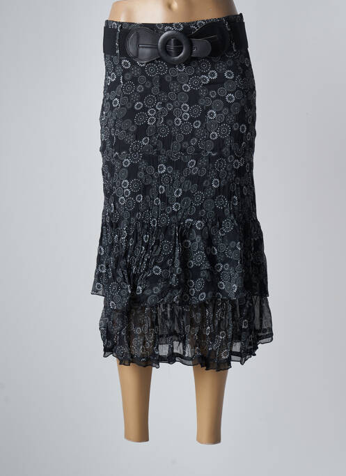 Fustă midi negru MOKA'S femeie