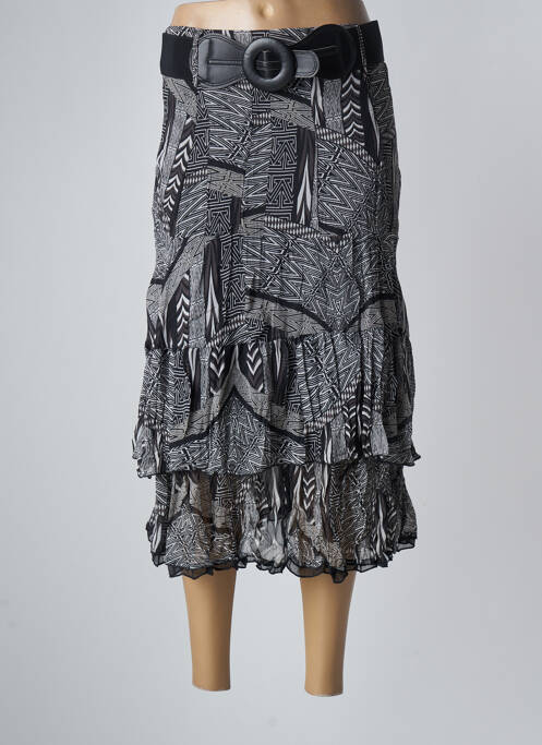 Fustă midi negru MOKA'S femeie