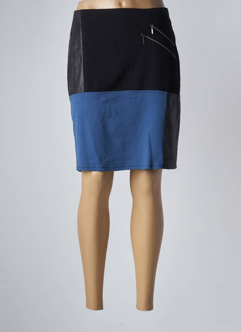 Fustă midi albastru MOKA'S femeie