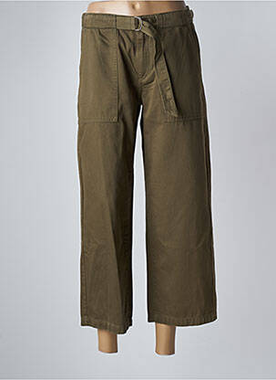 Pantalon 7/8 verde CAMAIEU femeie