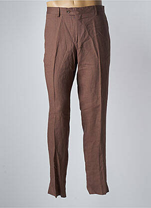 Pantalon slim țesătură poplin mărime normală maro DOPPELGÄNGER bărbat