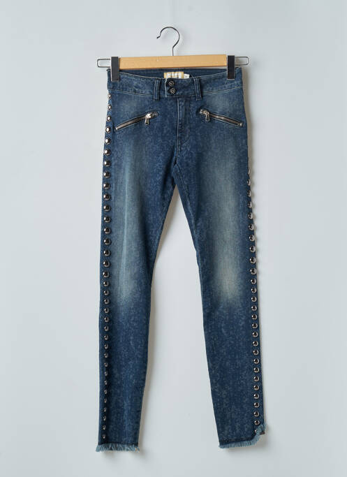 Blugi cu croială slim albastru MET femeie