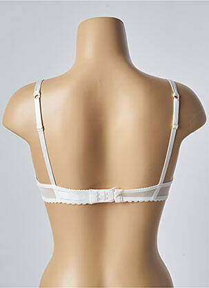 Sutien efect material satinat alb PASSIONATA femeie