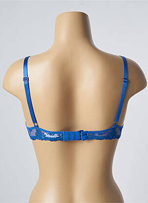 Sutien efect material satinat top sutien modelat albastru PASSIONATA femeie