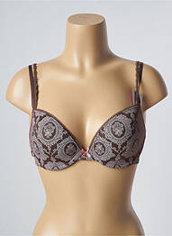 Sutien efect material satinat top sutien modelat maro PASSIONATA femeie
