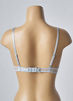 Sutien efect material satinat top sutien push-up albastru PASSIONATA femeie