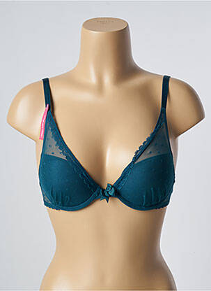 Sutien efect material satinat top sutien push-up verde PASSIONATA femeie
