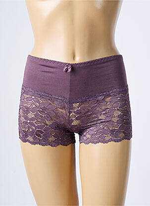 Shorty finisaj dantelă violet ROSA JUNIO femme