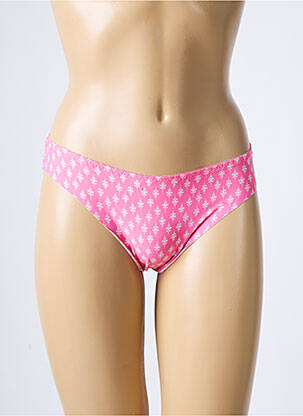 Tanga finisaj dantelă roz ROSA JUNIO femeie