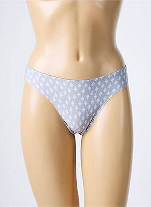 Tanga finisaj dantelă gri ROSA JUNIO femeie