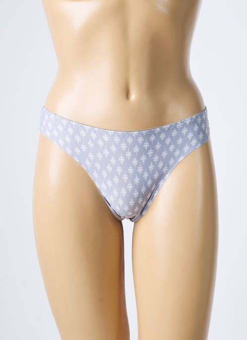 Tanga finisaj dantelă gri ROSA JUNIO femme