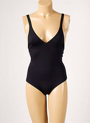 Costum de baie dintr-o singură piesă efect material satinat negru PRINCESSE TAM-TAM femeie