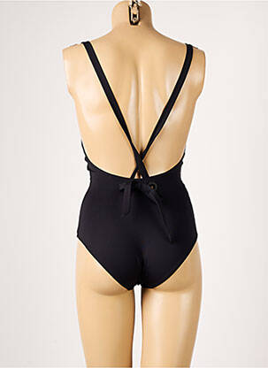 Costum de baie dintr-o singură piesă efect material satinat negru PRINCESSE TAM-TAM femeie