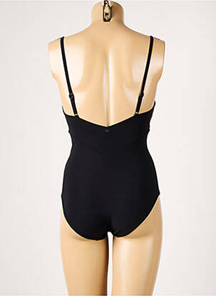 Costum de baie dintr-o singură piesă top triunghiuri top triunghiuri negru LOU femeie