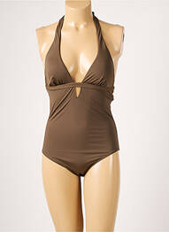 Costum de baie dintr-o singură piesă elasticitate top sutien modelat verde AUBADE femme