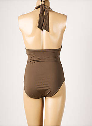 Costum de baie dintr-o singură piesă elasticitate top sutien modelat verde AUBADE femeie