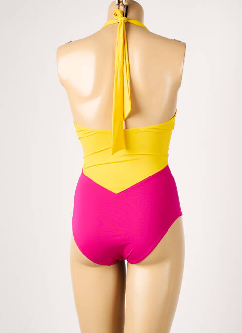 Costum de baie dintr-o singură piesă galben AUBADE femeie