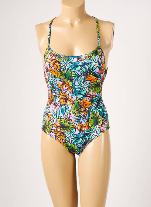 Costum de baie dintr-o singură piesă verde PRINCESSE TAM-TAM femeie