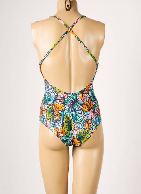 Costum de baie dintr-o singură piesă verde PRINCESSE TAM-TAM femeie